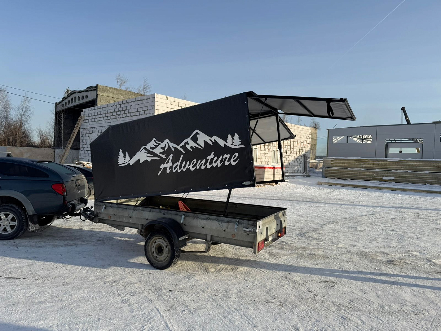 Тенты на легковые прицепы 